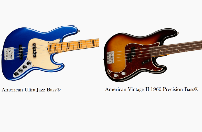 Precision Bass vs Jazz Bass